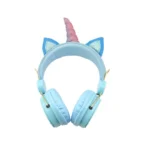 هدست عروسکي مدل KT-51 طرح UNICORN رنگ آبي - تصویر 2