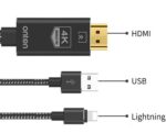 کابل LIGHTNING به HDMI 1.8 متري برند ONTEN