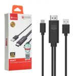 کابل تبديل HDMI TYPE-C برند PROONE مدل PCH77