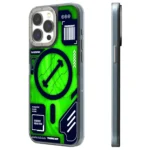 قاب آيفون 16 پرومکس برند YOUNGKIT مدل GALAXY رنگ سبز - تصویر 2