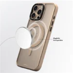 قاب آيفون 16 پرو مکس برند YOUNGKIT مدل GEM STONE رنگ ديزت