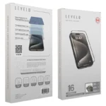 گلس آيفون 16 برند LEVELO شفاف