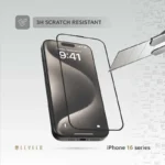 گلس آيفون 16 برند LEVELO شفاف