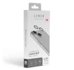 گلس لنز آيفون 15 پرو مکس برند LEVELO نچرال