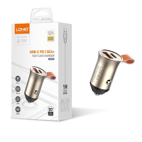 فندکي خودرو برند LDNIO مدل C509Q اصلی