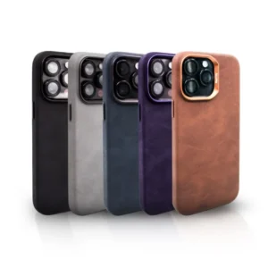 قاب ايفون 16 پرو از برند MACCOY مدل LEATHER