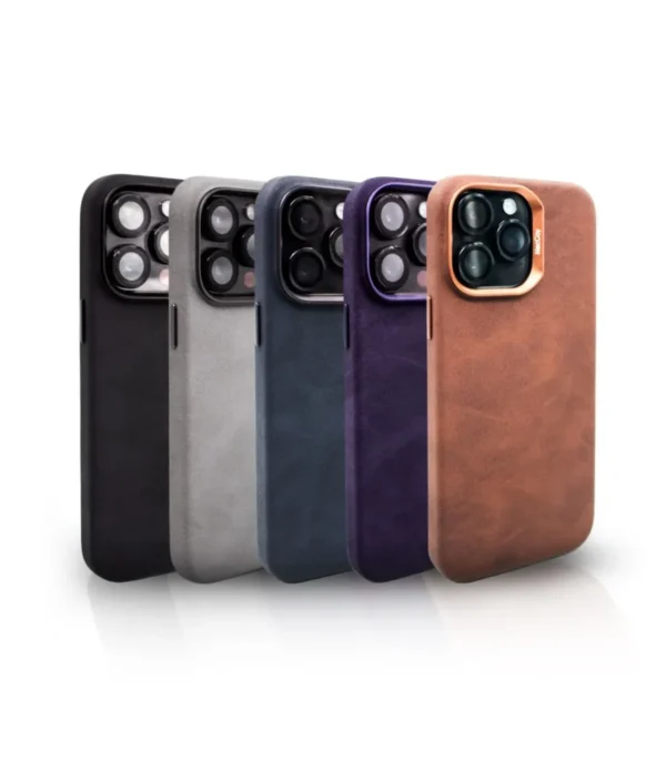 قاب ايفون 16 پرو از برند MACCOY مدل LEATHER