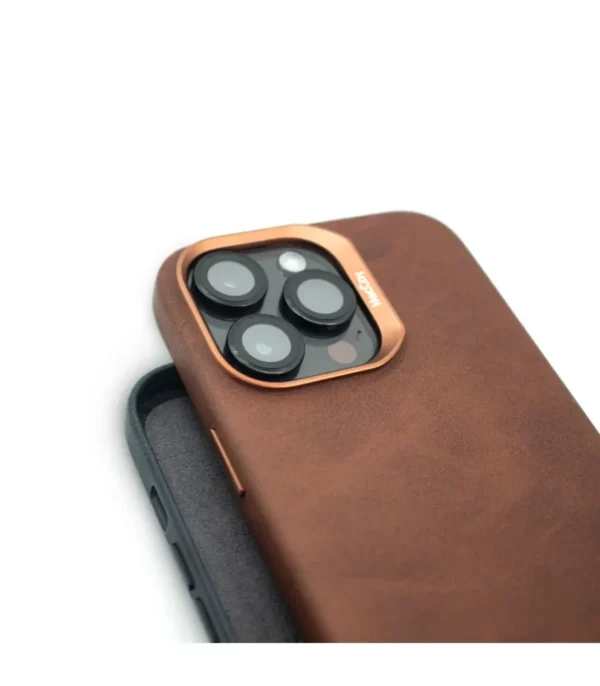 قاب ايفون 16 پرو از برند MACCOY مدل LEATHER