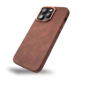 قاب ايفون 16 پرو از برند MACCOY مدل LEATHER