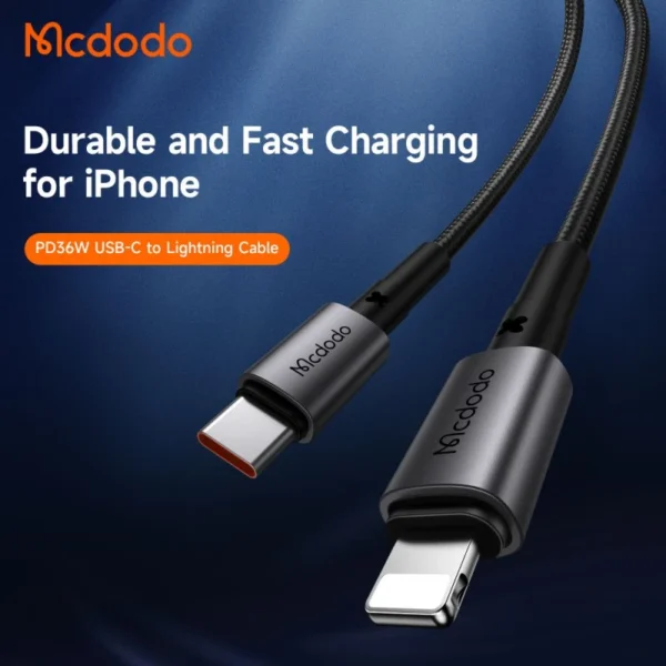 کابل شارژ تايپ سي به لايتنينگ از برند MCDODO مدل CA-2850
