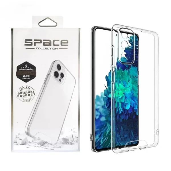قاب سامسونگ A16 برند SPACE ژله اي شفاف