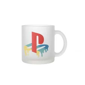ماگ شيشه اي طرح PLAY STATION