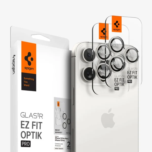محافظ لنز Spigen Optik Pro برای iPhone 16 Pro Max