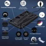 استند فن چراغ دار PS5 اسليم