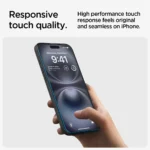 گلس آیفون 16 برند SPIGEN مدل TR EZFIT | شفاف 