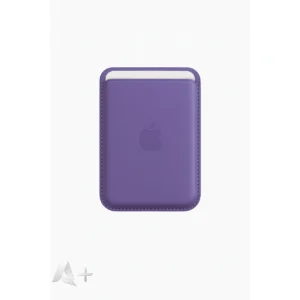 WALLET چرمی بنفش کم‌ رنگ