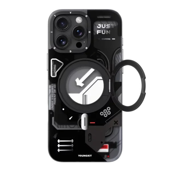 قاب آيفون 16 پرو مکس برند YOUNGKIT طرح CYBERPUNK360