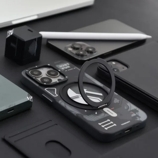 قاب آيفون 16پرو مکس برند YOUNGKIT طرح CYBERPUNK360