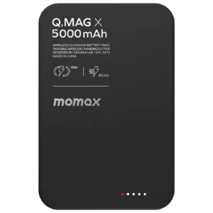 پاوربانک مگ سيف برند MOMAX مدل Q.Mag X