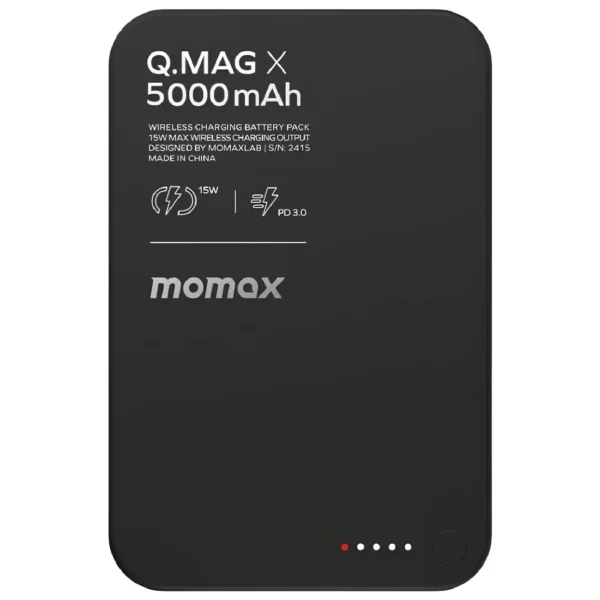 پاوربانک مگ سيف برند MOMAX مدل Q.Mag X