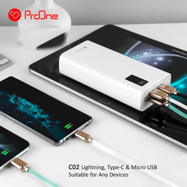 کابل USB LIGHTNING برند PRO ONE مدل PCC115