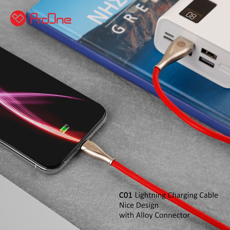کابل USB LIGHTNING برند PRO ONE مدل PCC115