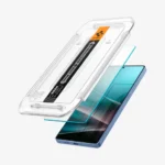 گلس S25 ULTRA از برند SPIGEN مدل TR EZFIT شفاف بدون حاشيه
