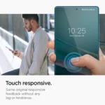 گلس S25 ULTRA از برند SPIGEN مدل TR EZFIT شفاف بدون حاشيه