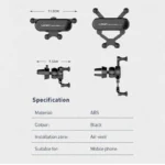 هلدر موبايل مناسب خودرو برند LDNIO مدل MG03