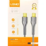 کابل برند LDNIO دو سر TYPE-C مدل LC651C