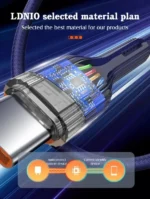 کابل برند LDNIO USB LIGHTNING مدل LS642