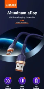 کابل برند LDNIO USB LIGHTNING مدل LS642