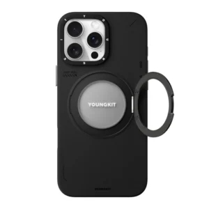 قاب آيفون 16پرو مکس برند YOUNGKIT مدل LEATHER 360