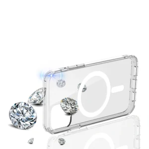 قاب آيفون 13 پرومکس برند QSERIES مگسيف شفاف