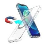 قاب آيفون 13 پرومکس برند QSERIES مگسيف شفاف