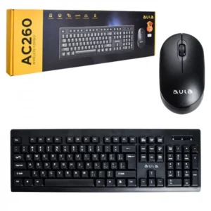 کيبورد و موس بي سيم برند AULA مدل AC260