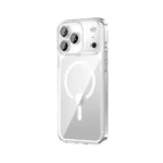 قاب آيفون 17 پرومکس برند BERLIA شفاف مگسيف