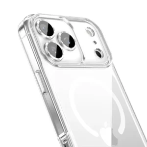 قاب آيفون 17 پرومکس برند BERLIA شفاف مگسيف