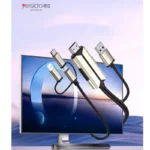 کابل تبديل HDMI به لايتنينگ / microUSB/ USB-C برند YESIDO مدل HM14