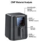 هواپز 6 لیتر یسیدو مدل Touch Air Fryer EC35