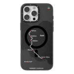 قاب آيفون 16 پرومکس برند YOUNGKIT مدل نقشه ايران رنگ مشکي