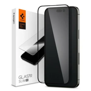 گلس آيفون 14 پرومکس برند SPIGEN مدل SLIM HD شفاف