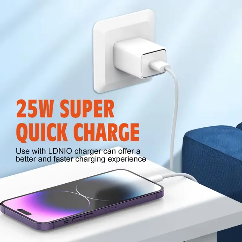 کابل شارژر USB به LIGHTNING برند LDNIO مدل LS891